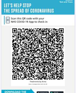 QR code ready for tomorrow. This will be available for all clients to scan on entering my treatment room although I’m still old school and have everything written down too. It’s not compulsory to scan the code only if you want to 😀 #evetaylor #evetaylorfacials #beautytreatmentsnorfolk #hdbrows #biosculpturenails #waxing #manicure #pedicure #brows #giftvouchers #tinting #dermaviduals #waxxxpress